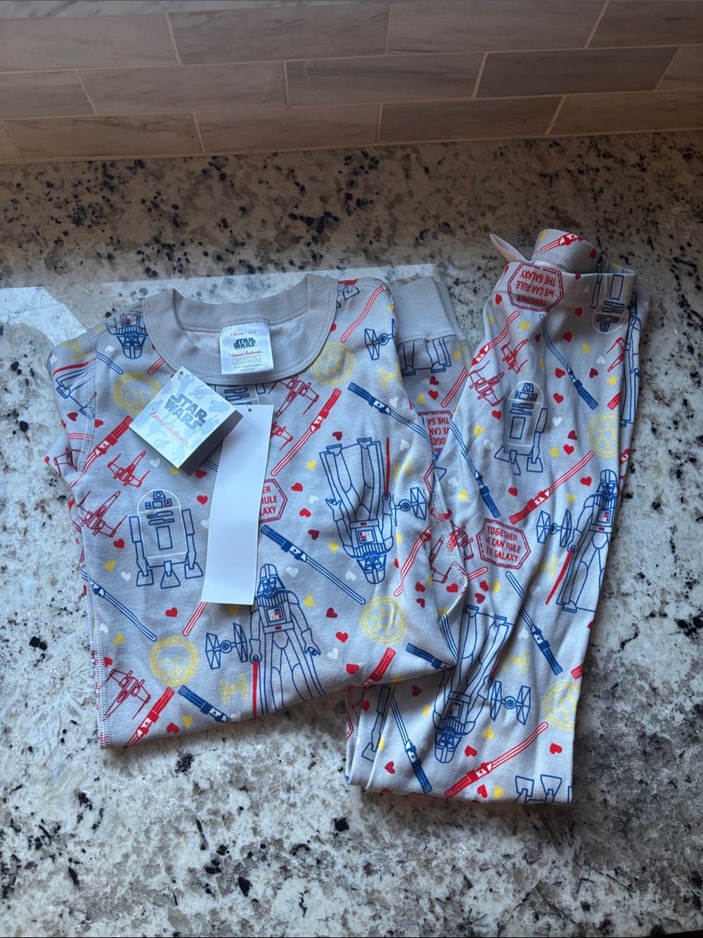 Hanna Andersson Star Wars Pajamas Kids NWT R2-D2 Darth Vader